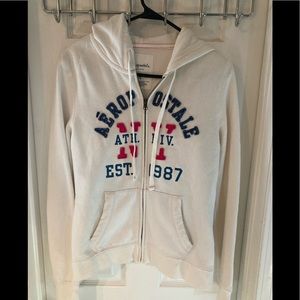 Aeropostale girls large New York 1987 zipper Hoodie